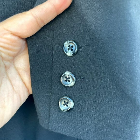 Sz 4P Women's Covington Petite Essentials Lined Blazer Jacket black - Picture 6 of 6